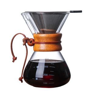 Ecocoffee 400-800ml Cafetera de vidrio para compartir café Máquina de café por goteo helado Olla de cerveza fría - Product Image 2