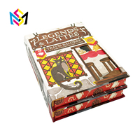 Livre d'histoire fantastique personnalisé à couverture rigide, impression couleur, illustration de personnage de dessin animé médiéval, fiction d'aventure pour adultes, impression OEM