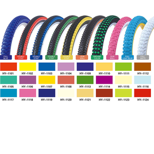 ยางจักรยานเสือภูเขาสีดำ/สีต่างๆ ยี่ห้อ Made China Wanda Tires ผลิตจากยางพารา ได้รับการรับรองมาตรฐาน CE มีส่วนผสมของยางพารา 35%/45% สำหรับจักรยานเด็ก รุ่น Ns-wt001 สีต่างๆ - Product Image 2