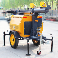 Günstige Preise Tragbare LED Solar Mobile Signal beleuchtung Garten Home Stack Generator Ballon Mobile Diesel Light Towers