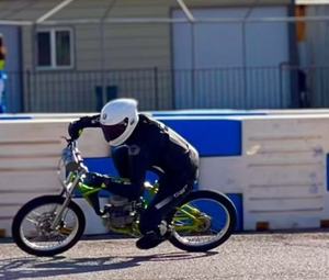 Olyin 80cc पेट्रोल गैस मोटर किट 2 स्ट्रोक मोटर चालित पुश बाइक मोटर साइकिल - Product Image 6