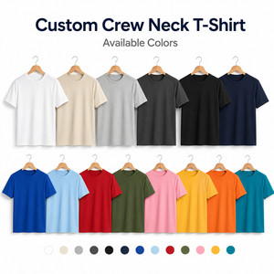 เสื้อยืดพรีเมียมผู้ชาย คอตตอน 100% เนื้อนุ่ม ระบายอากาศดี คอกลม คลาสสิค รับสกรีนโลโก้ ขายส่ง 14 สี ไซส์ S-4XL สีฟ้า - Product Image 3
