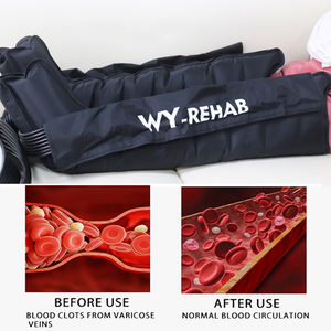 Masseur de jambes à pression à 8 chambres avec logo personnalisé, prévention de la thrombose veineuse profonde, pompe de récupération par compression - Product Image 6