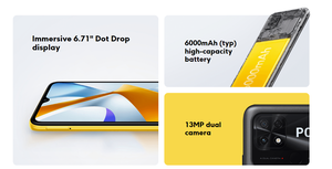Poco <span class=keywords><strong>C40</strong></span> Batteria ad Alta Capacità 6000mAh Più Veloce e Duratura Telefono Cellulare Poco <span class=keywords><strong>C40</strong></span> - Product Image 3