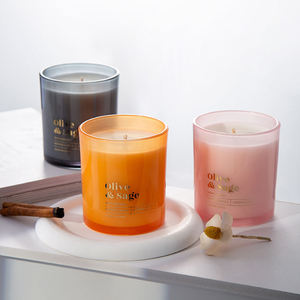 Bougie décorative en verre avec cire naturelle AIKUN, bougie aromathérapeutique, cadeau pour la chambre à coucher, en vrac, pour mariage, fête, personnalisable - Product Image 5