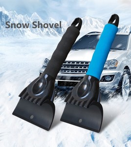 Grattoir à <span class=keywords><strong>glace</strong></span> portable d'hiver pour véhicule automobile Outils à main en plastique Pelle à neige Brosse à neige pour <span class=keywords><strong>pare</strong></span>-<span class=keywords><strong>brise</strong></span> de voiture Pelle à neige - Product Image 2