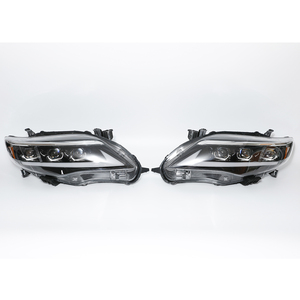 Precio de fábrica 2011 2012 2013 Faros delanteros para Toyota Corolla versión estadounidense con lente ahumada, Plug and Play, señal de giro secuencial - Product Image 1