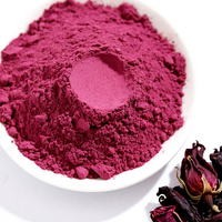 Bubuk ekstrak Roselle alam murni bubuk ekstrak bunga Hibiscus bubuk ekstrak Sorrel Jamaika bubuk merah ungu bubuk Roselle