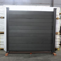 Hete Verkoop Decoratieve Wpc Hek Paneel Voor Buitenbekleding Buiten Waterdicht En Anti-Corrosie Wpc Hek Wandpaneel