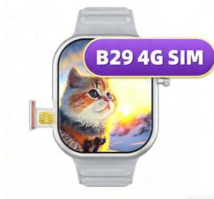 Montre connectée Android B29 en promotion avec caméra <3MP, prise en charge de la carte SIM 4G, suivi d'activité physique, écran TFT, boîtier en alliage, étanche 3ATM, vidéo - Product Image 1