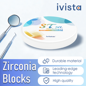 ST-ML 98mm Blocchi Dentali in Cercon per <span class=keywords><strong>CAD</strong></span> <span class=keywords><strong>CAM</strong></span>, Blocchi in Ceramica di Zirconia per Dischi in Zirconio, Laboratorio Dentistico - Product Image 1