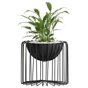 Supporto per Fiori in Metallo per Decorazioni Matrimoniali, Supporto per Piante da <span class=keywords><strong>Interno</strong></span> in Ferro, Supporto Moderno per Vasi con <span class=keywords><strong>Vaso</strong></span> Incluso - Product Image 1