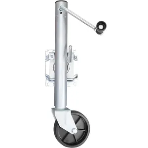 Swivel Wheel hydraulic jack stand leg for tractor trailer wheel