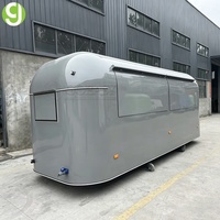 Remorque de restauration mobile Goeasy en fibre de verre et aluminium avec design écologique pour une utilisation en extérieur