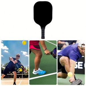 Fiberglass <b>Pickleball</b> Paddle Black Color Portable Long Handle Pickle Ball <b>Racket</b> for Outdoor Sports - Product Image 6