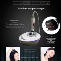 Masseur de cuir chevelu électrique Yuanbao, portable, en ABS, batterie rechargeable, prise JP, étanche, pour la maison et les salons de beauté