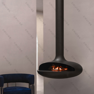 CRUISE OEM/ODM Household Hanging Floating Rotating Electric Suspended <strong>Fireplace</strong> Water <strong>Mist</strong> 1100mm Freestanding <strong>Fireplace</strong> - Product Image 3