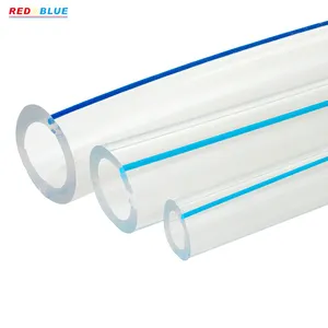 Flexible en plastique 8mm clair de pvc de niveau transparent tuyau d'eau potable tube en pvc