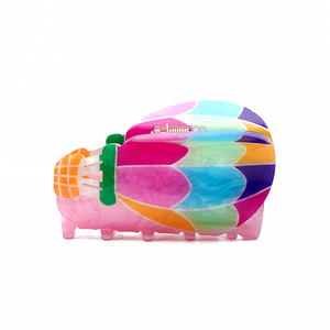 Clips para el Cabello con Personajes de Dibujos Animados Impresos con UV, Estilo Europeo y Americano, Lindos y Retro, Accesorios para el Cabello de Mujer, Venta al por Mayor Personalizada - Product Image 4