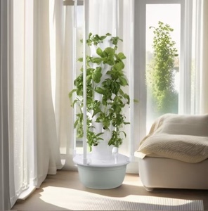 Torre Hidropónica Vertical <span class=keywords><strong>de</strong></span> 5 Niveles con Luz LED <span class=keywords><strong>de</strong></span> Cultivo, Sistema <span class=keywords><strong>de</strong></span> Cultivo Interior sin Suelo para Vegetales y Hierbas - Product Image 2