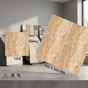 Carreaux de sol en céramique 300x300mm couleur foncée pour marché africain, émaillés numériquement, brillants, mats, antidérapants - Product Image 6