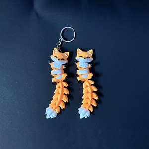 Werbeartikel Spielzeug-Geschenk 3D-Gedruckter Cartoon Kleiner Fuchs Schlüsselanhänger Bunter Beweglicher Anhänger Stressabbau-Geschenk - Product Image 2
