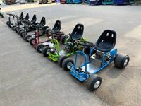 Kart de drift électrique 48V 2000W, mini kart à essence 125CC, kart de drift tout-terrain à quatre roues pour adultes, idéal pour la location en ferme, camping ou place publique