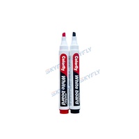 Marqueur professionnel de largeur d'écriture de 6mm-Encre à alcool permanente double face avec pointe de brosse à bout rond