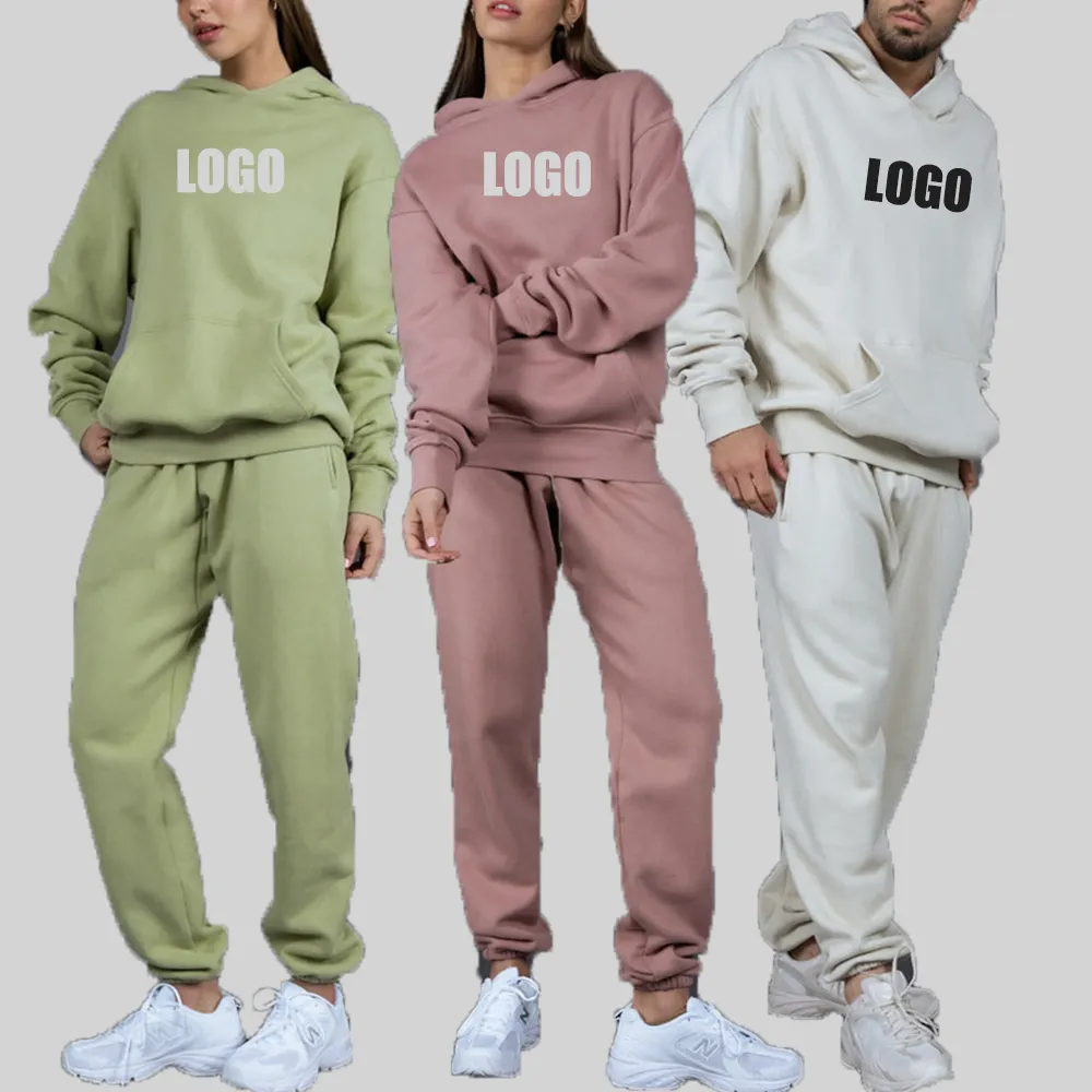 AOLA Outfits Men's Plus Size Sports Tracksuits Long Sleeve Hoodies Sweatshirt And Sweatpants Fall Winter Two Pieces Sweatsuit