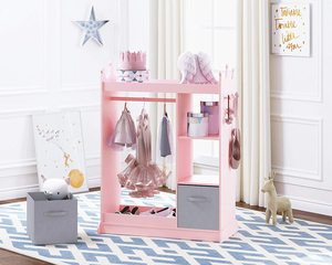 Placard de <span class=keywords><strong>rangement</strong></span> en bois avec miroir pour vêtements, 1 pièce, déguisement, Armoire - Product Image 3