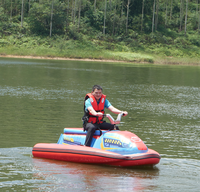 Jet ski gonflable électrique en PVC pour adultes, équipement de divertissement aquatique pour piscine, lac et navigation sur lac