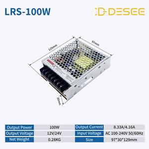 Alimentatore di Alta Gamma Serie LRS 100W-24V AC-DC Ultra Sottile con Certificazione BIS, Alimentatore Switching - Product Image 4