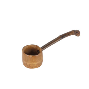 Bamboo Water Ladle Long Handle Handmade Wooden Tea Spoon Rustic Chinese Style <b>Bar</b> <b>Tool</b> - Product Image 5