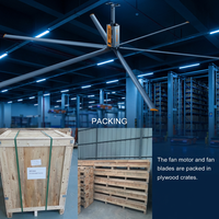 Ventilateurs industriels de plafond haute performance RTFANS 2026 OEM 18FT/20/24FT à grand volume d'air, pour ventilation et circulation d'air, sur mesure