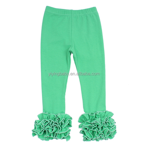 Leggings en coton de couleur unie avec style doux pour les adolescentes, les enfants et les enfants de grande taille Vente en gros du fabricant - Product Image 5