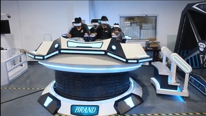 5 chỗ ngồi bay Nhà hát UFO tàu vũ trụ 9D trò chơi giả lập Trò chơi bắn súng giả lập thực tế ảo VR 9D giả lập chuyến bay - Product Image 4