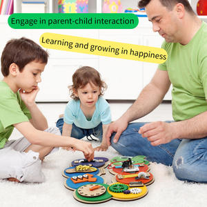 Tablero sensorial Montessori para niños, juguetes educativos de actividad inquieta multifunción Unisex para niños con autismo - Product Image 4