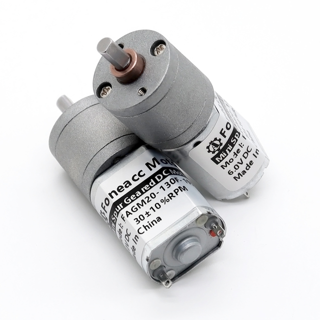 JGA20-130 Motor 6V 9V 12V Micro Spur Gear Reduced DC Motor From Foneacc Motor
