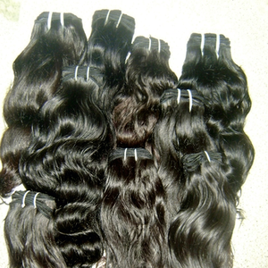 Nueva Moda 2028 Extensiones de Cabello Virgen Remy Natural Crudo Brasileño de Templo, Tejido a Máquina de Doble Trama, Onda Suelta - Product Image 1