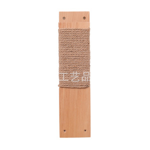 แผ่นข่วนเล็บแมวไม้ติดผนัง ทนทาน ทำด้วยมือ สำหรับใช้ในบ้าน - Product Image 1