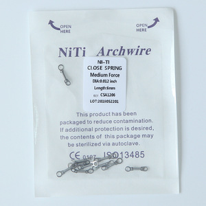 ลวดนิไทแบบปิด สปริงแรงต่ำ ขนาด 0.008 นิ้ว 6 มม. สำหรับงานจัดฟัน - Product Image 3