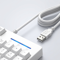 Clavier filaire pleine taille 87 touches à mécanisme ciseaux et ensemble souris gaming USB 2.4 GHz – Nouveau pour ordinateur portable/bureau/jeux