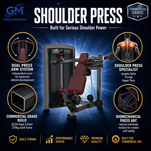 Máquina <span class=keywords><strong>de</strong></span> Press <span class=keywords><strong>de</strong></span> Hombros con Peso para Gimnasio Comercial y Uso Doméstico - Product Image 2
