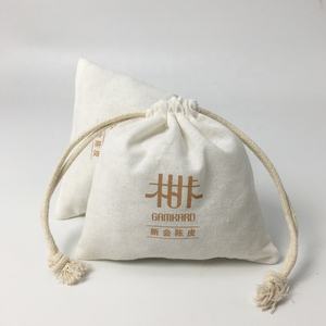 לוגו מותאם אישית כותנה פשתן שרוך משקפי שמש תיק פאוץ רך פשתן מתנה אבק פאוץ שקית אחסון פאוץ תיק - Product Image 3