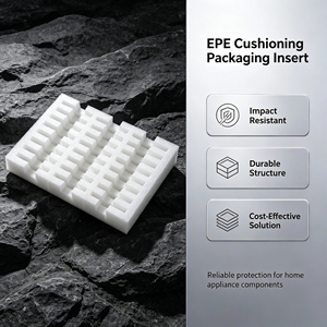 Insert en mousse EPE anti-collision, doublure intérieure EPE personnalisée pour l'emballage des pièces d'appareils électroménagers - Product Image 5