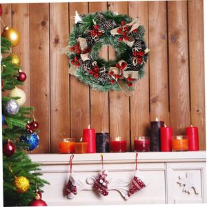 <b>China</b> Wholesale <b>Christmas</b> Decorations Picks Snowman <b>Christmas</b> Wreath - Product Image 3