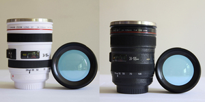 Gift 400ml Bpa-free Stainless Steel Vacuum <b>Thermal</b> Tumbler Coffee Mug With <b>Camera</b> Lens Lid Stainless Irregular Cup - Product Image 5