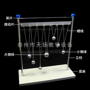 Pendulum Resonance Demonstration Device J2222 <b>Physics</b> Experiment Equipment Simple Pendulum Bot Middle School Demonstration - Product Image 3