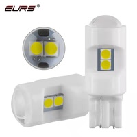 EURS Keramik T10 W5W LED Seitenlicht 3030 6SMD Linse Hochtemperaturbeständige Auto-Instrumentenlampe Kennzeichenbeleuchtung