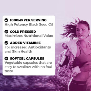 2025 Proveedor de fábrica Etiqueta privada Cápsula de aceite de semilla negra vegetal Cápsula de gelatina blanda prensada en frío Vitamina - Product Image 4